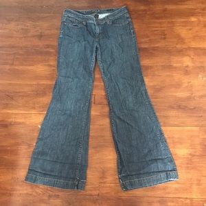 Wide Flared Seven Jeans